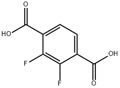 2,3-二氟对苯二甲酸 结构式