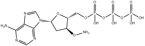 3'-O-NH2-2'-DATP.NA3 结构式