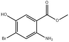 2-Amino-4-bromo-5-hydroxy-benzoic acid methyl ester 结构式