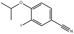 3-碘-4-异丙醚基苯腈 结构式