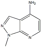 1-甲基吡唑并[3,4-B]吡啶-4-胺 结构式