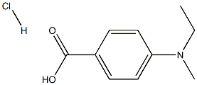 4-[乙基(甲基)氨基]苯甲酸盐酸盐 结构式