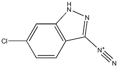 1H-Indazole-3-diazonium, 6-chloro- 结构式