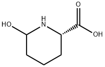 (2S)-6-Hydroxypiperidine-2-carboxylic acid 结构式