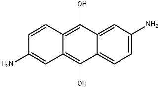 2,6-diaminoanthracene-9,10-diol 结构式