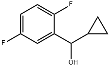 cyclopropyl(2,5-difluorophenyl)methanol 结构式
