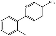 6-(2-METHYLPHENYL)PYRIDIN-3-AMINE 结构式