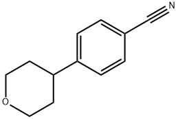 4-(四氢2H-吡喃-4-基)苄腈 结构式