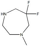 6,6-difluoro-1-methyl-1,4-diazepane 结构式