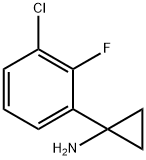 1-(2-氟-3-氯苯基)环丙胺 结构式