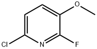 6-氯-2-氟-3-甲氧基吡啶 结构式