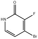 4-Bromo-3-fluoropyridin-2-ol 结构式