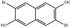 2,6-二羟基-3,7-二溴萘 结构式