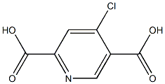 4-氯吡啶-2,5-二羧酸 结构式