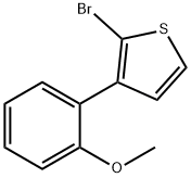 2-Bromo-3-(2-methoxyphenyl)thiophene 结构式