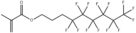 3-(全氟己基)丙基甲基丙烯酸酯 结构式