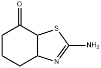 2-amino-3a,5,6,7a-tetrahydro-7(4H)-Benzothiazolone 结构式