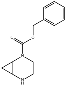 Benzyl 2,5-diaza-bicyclo[4.1.0]heptane-2-carboxylate 结构式