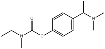 4-(1-(dimethylamino)ethyl)phenyl ethyl(methyl)carbamate 2,3- dihydroxysuccinate 结构式