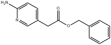 乙酸苄酯(6-氨基吡啶-3-基) 结构式