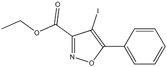ethyl 4-iodo-5-phenylisoxazole-3-carboxylate 结构式