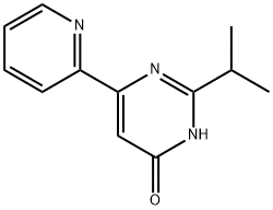 4-Hydroxy-2-(iso-propyl)-6-(pyridin-2-yl)-pyrimidine 结构式