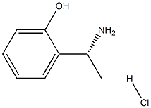 2-[(1R)-1-氨基乙基]苯酚盐酸盐 结构式