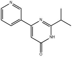 4-hydroxy-2-isopropyl-6-(pyridin-3-yl)-pyrimidine 结构式