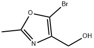 5-溴-2-甲基-4-噁唑甲醇 结构式