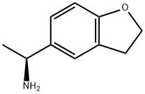 (1S)-1-(2,3-DIHYDRO-1-BENZOFURAN-5-YL)ETHAN-1-AMINE 结构式