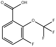 Benzoic acid, 3-fluoro-2-(trifluoromethoxy)- 结构式