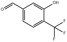 3-羟基-4-(三氟甲基)苯甲醛 结构式