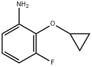 2-cyclopropoxy-3-fluoroaniline 结构式