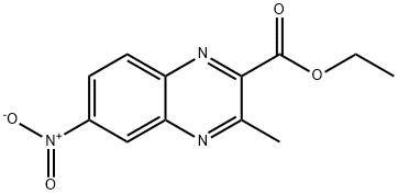 ETHYL 3-METHYL-6-NITROQUINOXALINE-2-CARBOXYLATE 结构式