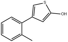 2-Hydroxy-4-(2-tolyl)thiophene 结构式