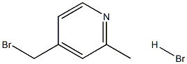 4-(溴甲基)-2-甲基吡啶氢溴酸盐 结构式