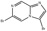 3,6-二溴咪唑并[1,2-A]吡嗪 结构式