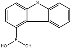 1-DIBENZOTHIENYLBORONIC ACID 结构式