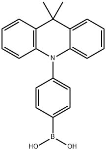 4-(9,9-二甲基-9,10二氢吖啶)苯硼酸 结构式