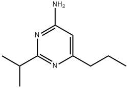 2-(Propan-2-yl)-6-(n-propyl)pyrimidin-4-amine 结构式