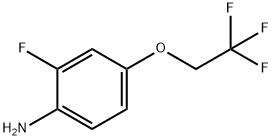 2-Fluoro-4-(2,2,2-trifluoroethoxy)aniline 结构式