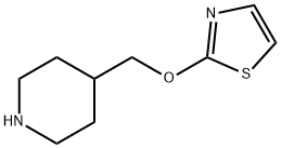 4-[(2-thiazolyloxy)methyl]-Piperidine 结构式