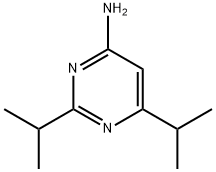 2,6-Di(iso-propyl)pyrimidin-4-amine 结构式