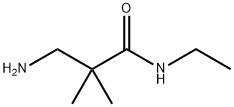 3-氨基-N-乙基-2,2-二甲基丙酰胺 结构式