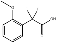 2,2-Difluoro-2-(2-methoxyphenyl)acetic Acid 结构式