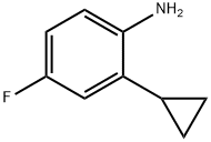 2-环丙基-4-氟苯胺 结构式