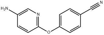 4-[(5-氨基吡啶-2-基)氧代]苯甲腈 结构式