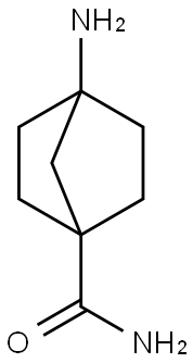 4-aminobicyclo[2.2.1]heptane-1-carboxamide 结构式
