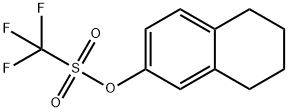 Methanesulfonic acid, 1,1,1-trifluoro-, 5,6,7,8-tetrahydro-2-naphthalenyl ester 结构式