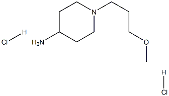 1-(4-甲氧基丁基)-4-哌啶胺 结构式
